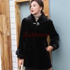 秋冬 レディース ファーコート 毛皮コート レディースコート フェイクファー アウター ジャケット　暖かい OL　通勤　レディースアウター