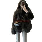 秋冬 レディース ファーコート 毛皮コート レディースコート フェイクファー アウター ジャケット　暖かい OL　通勤　レディースアウター