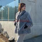 秋冬 レディース ファーコート 毛皮コート レディースコート フェイクファー アウター ジャケット　暖かい OL　通勤　レディースアウター