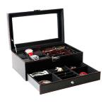 ジュエリーボックス アクセサリーケース アクセサリー収納 コンパクト 鏡付き ピアス ネックレス 指輪 保管 携帯 小物入れ 可愛い 旅行 大容量 宝石箱