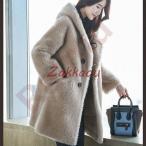 ファーコート ミンクカシミアコート レディース 冬 40代 新品 エコファーコートミンクカシミア 毛皮コート ロング モコモコ 暖かいアウター 韓国風