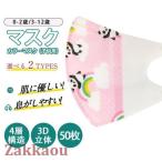 50枚入り 3D立体 柄マスク ベビー KN95同級 子供用 幼児 カラーマスク ランダム発.送 4層構造 息ラクラク 感染予防 キャラクター人気