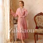 バスローブ 冬 レディース ガウン フランネル マイクロファイバー 厚手 ナイトガウン お風呂上がり ふわふわ もこもこ ルームウェア 部屋着 あったか 吸水