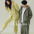 ショッピングペア カップル ペアパジャマ 冬 もこもこ寝巻き カップル ペアルック ルームウェア 部屋着 メンズ 上下セット 大きいサイズ パジャマ レディース ふわもこ 厚手 暖かい 防寒