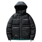 ダウンジャケット メンズ 光沢 白 防寒着 メンズ ダウン アウター メンズ コート メンズ アウター 冬 メンズ大きいサイズ