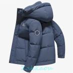 ダウンジャケット メンズ 赤 軽量 フード 防寒着 メンズ ダウン アウター メンズ コート メンズ アウター 冬