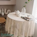 レース テーブルクロス レース 食卓 カバー 小さめ 北欧風 田園風 ベージュ 円形 長方形 正方形 無地 テーブルカバー 台所 イベント 洋室 和室 クラシック