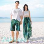 カップル水着 ペアルック レディース水着 サーフパンツ タンキニ レディース水着 ペア水着 レディース メンズ セット お揃い セパレート水着