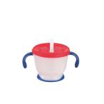  кружка с соломинкой Ricci .ru силикон младенец baby a прозрачный стакан . кружка соломинка модель R темно-синий голубой (K)