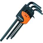 ドライバー・六角棒レンチ ボールポイント六角棒レンチ ＴＲＵＳＣＯ　ボールポイント六角棒レンチセット　標準タイプ　７本組　  (TBR-7S)