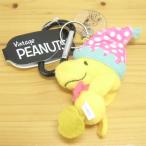 スヌーピー ぬいぐるみ ビンテージ ピーナッツ スヌーピー パーティーハット ウッドストック カラビナマスコット Vintage PEANUTS SNOOPY グッズ 雑貨