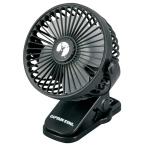 クリップファン 卓上扇風機 クリップ 扇風機 usb 充電式 車 ミニ 充電式 コードレス 3段階調節 360度角度調節 ブラック M5-MGKPJ04449BK