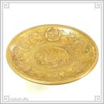 中華 金物 614 銅円皿 麒麟