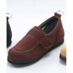 介護靴/リハビリシューズ ブラウン LK-1(外履き) 〔片足のみ 24cm〕 3E 左右同形状 手洗い可/撥水 (歩行補助用品) 日本製