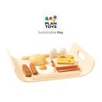 Yahoo! Yahoo!ショッピング(ヤフー ショッピング)PLAN TOYS プラントイ 朝食メニュー 3415（おままごと おままごとセット おもちゃ 木 木製 ウッド 朝食 朝食セット 調味料）