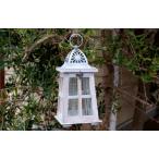  фонарь из дерева античный белый retro садоводство смешанные товары двор украшение интерьер смешанные товары Country смешанные товары стекло окно подвешивание ниже 