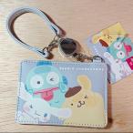  Sanrio герой z чехол для пропуска (mgyuto голубой )/118479 IC карта inserting растягивать . катушка тип 