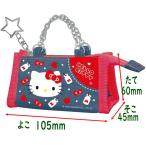  Hello Kitty Denim сумка брелок для ключа 307490/ бардачок ширина 10cm Mini пенал type брелок для ключа Sanrio 