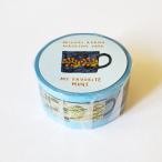 浅野みどり　箔押しマスキングテープ　MY FAVORITE MUGS　マグ