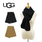 【BIG BONUS】UGG アグ W Cable Scarf ケーブル スカーフ マフラー ストール ブラック ベージュ 101013 防寒 冬 プレゼント ギフト 通勤 通学 送料無料