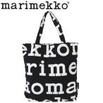 marimekko マリメッコ Logo Notko ロゴ ノトゥコ トートバッグ エコバッグ バッグ レディース A4 ブラック 047312 プレゼント ギフト 通勤 通学 送料無料