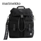 並行輸入品 marimekko マリメッコ Everything Backpack エブリシング バックパック リュック レディース 92229 999 マザーズバッグ ブラック 黒 ウニッコ 花柄