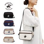 BEVERLY HILLS POLO CLUB ビバリーヒルズポロクラブ SHOULDER BAG ロゴ ショルダーバッグ キャンバス BH1009N ブラック アイボリー ネイビー レディース 父の日