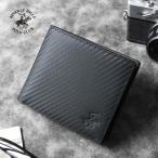 17日からBIG BONUS開催!BEVERLY HILLS POLO CLUB ビバリーヒルズポロクラブBHG M2002 BK 二つ折り財布 ラウンド型 本革 レザー おしゃれ メンズ
