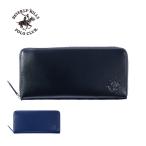 BEVERLY HILLS POLO CLUB ビバリーヒルズポロクラブ BHG6000 ラウンド長財布 財布 ラウンドジップ ラウンドファスナー 本革 レザー おしゃれ メンズ ブラック