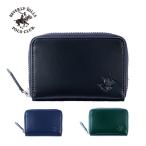 クーポン配布中!BEVERLY HILLS POLO CLUB ビバリーヒルズポロクラブ BHG8000 小銭入れ コインケース ラウンドジップ 本革 メンズ ブラック ネイビー グリーン