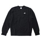 NIKE ナイキ Club French Terry フレンチテリー クルーネック スウェット Tシャツ スウェット トレーナー ロゴ メンズ レディース FN3889 ブラック ルームウェア