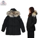 ショッピングtokia 並行輸入品 PYRENEX ピレネックス BORDEAUX FUR ボルドー ファー ダウン アウター ジャケット フィンラクーン リアルファー レディース ブラック HWS019
