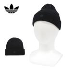 adidas Originals アディダス オリジナルス アディカラー ショートビーニー 帽子 ニット帽 ビーニー IL8441 010 メンズ レディース ブラック 黒