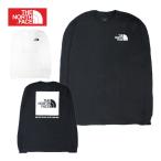 THE NORTH FACE ザ ノースフェイスM L/S BOX NSE TEE ロングスリーブボックスT SE TEE Tシャツ ボックスロゴ Tシャツ ロンT 長袖 メンズ ブラック ホワイト