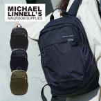 ショッピングtokia MICHAEL LINNELL マイケルリンネル MLEP-02 Rucksack デイパック バックパック リュック メンズ レディース ブラック 黒 カーキ ネイビー 21L 撥水 通勤 通学