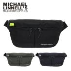 MICHAEL LINNELL マイケルリンネル Waist Bag ウエストバッグ 斜め掛け ボディバッグ コンパクト ブラック グレー ネイビー MLEP-11 2L 国内正規品 bgsin