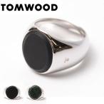 TOMWOOD トムウッド Oval オーバル アクセサリー 指輪 リング ジュエリー レディース シルバー ブラック グリーン 8号 10号 12号 14号 プレゼント ギフト 父の日