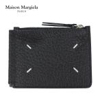 ショッピングtokia 並行輸入品 Maison Margiela メゾン マルジェラ BI FORD マネー クリップ ウォレット メンズ レディース ブラック 財布 二つ折り エンボス レザー