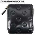 並行輸入品 Wallet Comme des Garcons ウォレット コム デ ギャルソン DOT EMBOSSED ドット エンボスド SA2100NE ポルカドット 財布 折りたたみ レザー 本革