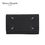 クーポン配布中!Maison Margiela メゾン マルジェラ 4 Stitches Key Case 4ステッチ キーケース キーケース メンズ レディース ブラック レザー 本革