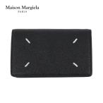 Maison Margiela メゾン マルジェラ カードホルダー メンズ レディース ブラック レザー 本革 SA3VX0005 P4745 T8013 プレゼント ギフト 通勤 通学 送料無料