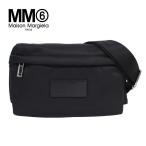 MM6 エムエムシックス マルジェラ ボディバッグ SB5WB0001 P6416 T8013 クロスボディバッグ ショルダーバッグ 斜め掛け 肩掛け カレンダーロゴ ブラック 黒