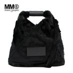 MM6 エムエムシックス マルジェラ JAPANESE BAG ジャパニーズ バッグ スモール SB6WD0026 P7177 T8013 クロスボディバッグ ショルダーバッグ ファー ブラック 黒