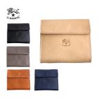 IL BISONTE イルビゾンテ SMW022 PV0005 二つ折り財布 コンパクト財布 折り財布 札入れ カードケース 革 本革 レザー ブラック 黒 グレー ブルー キャメル ヌメ