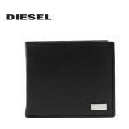 並行輸入品 DIESEL ディーゼル Bi-Fold Coin S 二つ折り財布 札入れ コインケース 財布 メンズ レディース ブラック X09542 PR227 T8013 レザー 本革 プレゼント