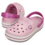 ショッピングcrocband CROCS クロックス クロックバンド キッズ ベビー サンダル 10998 ballerina pink/wild orchid