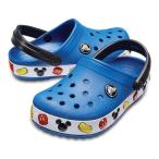 ショッピングcrocband クロックス《キッズ》CROCS/Crocband Mickey Clog/クロックバンド ミッキー クロッグ/ブルージーン｜204992