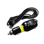 LIKENNY シガーアダプター シガー電源ケーブル ミニUSB L型 直角 シガーソケット ケーブル長 3.5ｍ 12V / 24V 車用 ドライブ