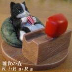 ショッピングスマホスタンド 置物 動物 可愛い 猫の置物 ハチワレ　レトロ風　スマホスタンド　キャット　スマホホルダー　オブジェ　デスク周り