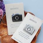 Bone ブローチ Camera　ブローチ BROOCH カメラ【ネコポス・コンパクト対応】